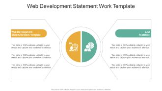 Web Development Statement Work Template In Powerpoint And Google Slides Cpb