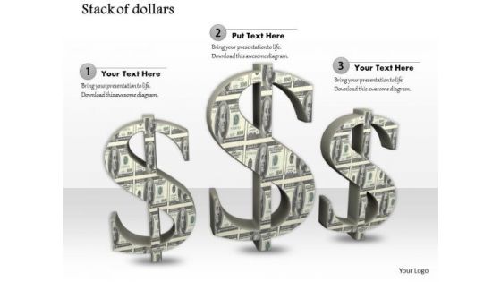 0814 Dollar Currency Symbols PowerPoint Template Image Graphics For PowerPoint