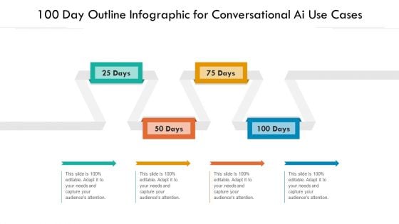 100 Day Outline Infographic For Conversational Ai Use Cases Ppt PowerPoint Presentation File Gallery PDF 100 Day Outline Infographic For Conversational Ai Use Cases Ppt PowerPoint Presentation File Gallery PDF