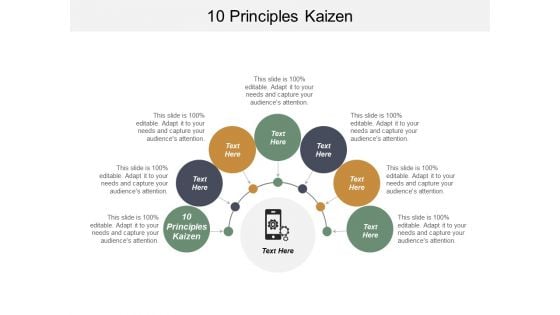 10 Principles Kaizen Ppt PowerPoint Presentation Slides Designs Cpb