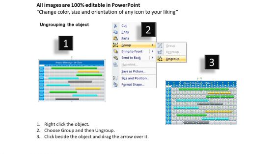 10 Year Planning Gantt Chart PowerPoint Slides Gantt Ppt Templates
