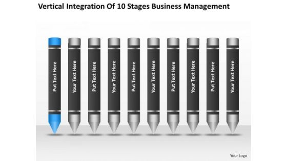 10 Stages Business Management Ppt Help Writing Plan For PowerPoint Templates