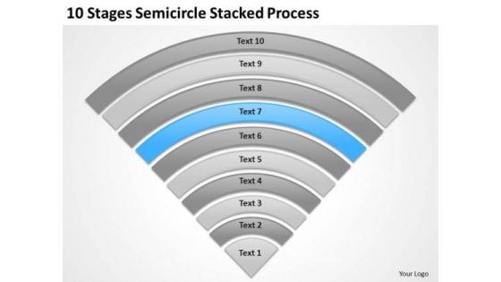 10 Stages Semicircle Stacked Process Ppt Business Plan PowerPoint Slide 10 Stages Semicircle Stacked Process Ppt Business Plan PowerPoint Slide