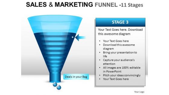 11 Stage Editable Conversion Strategy-funnel PowerPoint Slides And Ppt Diagram Templates