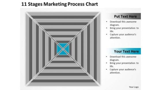 11 Stages Marketing Process Chart Ppt Example Of Small Business Plan PowerPoint Templates