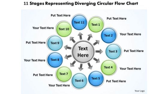 11 Stages Representing Diverging Circular Flow Chart Ppt Cycle Process PowerPoint Templates 11 Stages Representing Diverging Circular Flow Chart Ppt Cycle Process PowerPoint Templates