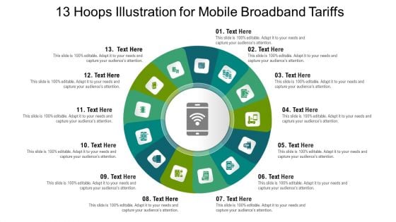 13 Hoops Illustration For Mobile Broadband Tariffs Ppt PowerPoint Presentation Gallery Good PDF