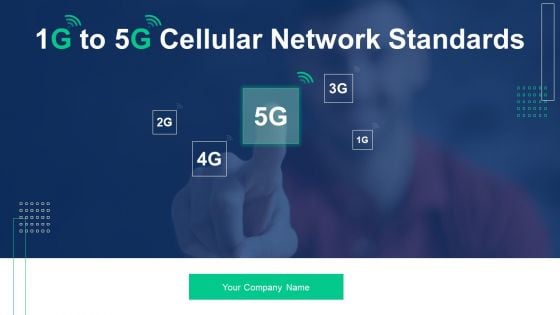 1G To 5G Cellular Network Standards Ppt PowerPoint Presentation Complete Deck With Slides