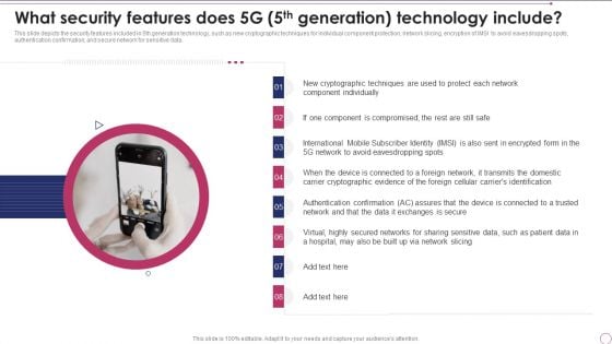 1G To 5G Wireless Communication System IT What Security Features Does 5G 5Th Generation Technology Include Professional PDF