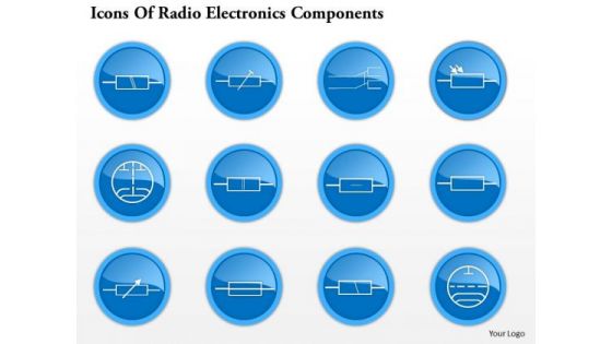 1 Icons Of Radio Electronics Components 7 Ppt Slide