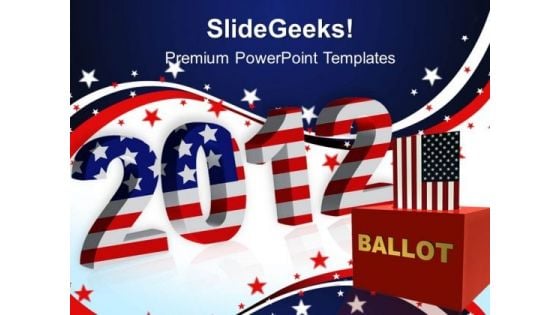 2012 America Vote Government PowerPoint Templates And PowerPoint Themes 0412