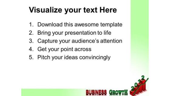 2012 Business Growth Success PowerPoint Templates And PowerPoint Themes 0612
