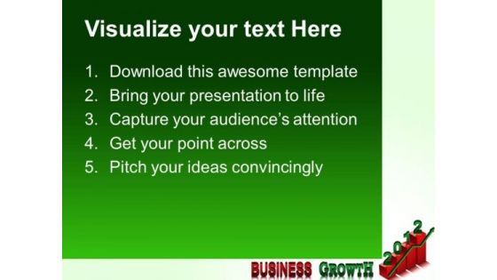 2012 Business Growth Success PowerPoint Templates And PowerPoint Themes 0612