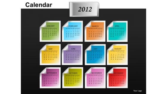 2012 Calendar PowerPoint Slides