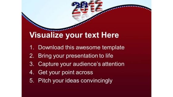 2012 New Year Americana PowerPoint Templates And PowerPoint Themes 0312