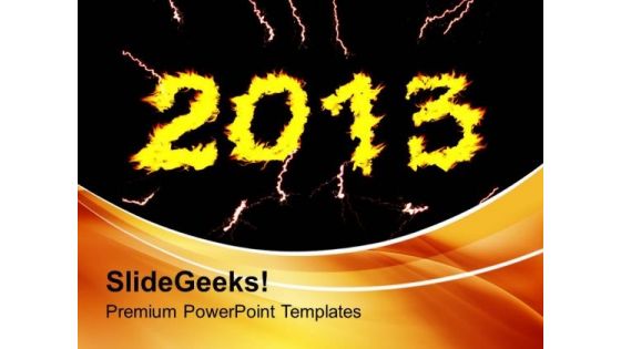 2013 A New Year Hope And Targets PowerPoint Templates Ppt Backgrounds For Slides 0413