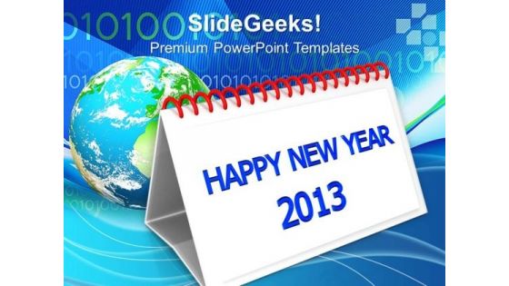 2013 Calendar Holidays PowerPoint Templates Ppt Backgrounds For Slides 1212