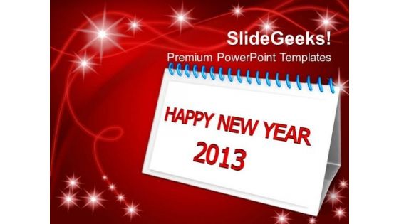 2013 New Year Holidays PowerPoint Templates Ppt Backgrounds For Slides 1212