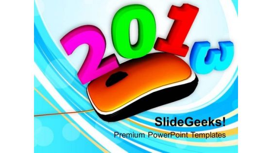 2013 On Computer Mouse PowerPoint Templates Ppt Backgrounds For Slides 1212