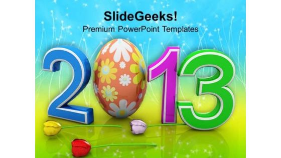 2013 With Easter Egg Festival PowerPoint Templates Ppt Backgrounds For Slides 0313 2013 With Easter Egg Festival PowerPoint Templates Ppt Backgrounds For Slides 0313