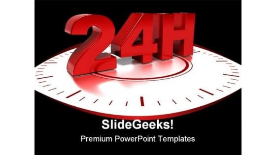 24hours Shipping Business PowerPoint Backgrounds And Templates 1210