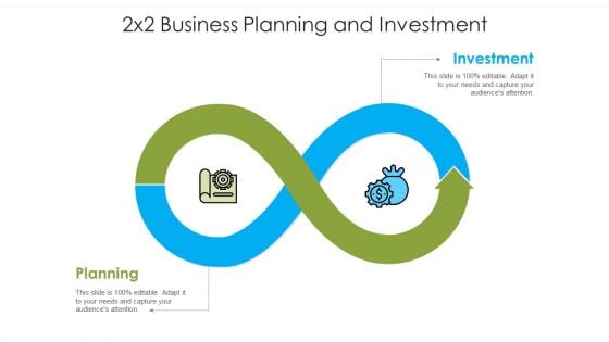 2X2 Business Planning And Investment Ppt PowerPoint Presentation Gallery Example Topics PDF