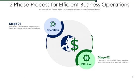 2 Phase Process For Efficient Business Operations Professional PDF
