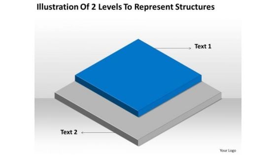 2 Levels To Represent Structures Ppt Business Plan Examples PowerPoint Slides