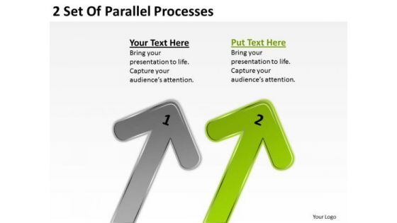 2 Set Of Parallel Processes Ppt What Is Business Plan PowerPoint Slides