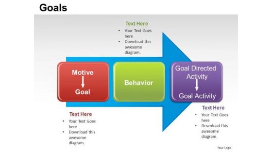 2 Stage Arrow Diagram With Editable Text PowerPoint Templates Ppt Slides