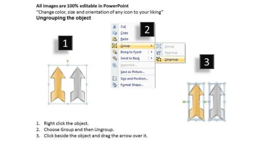 2 Stages Parallel Process Diagram Record Label Business Plan PowerPoint Templates Slide02