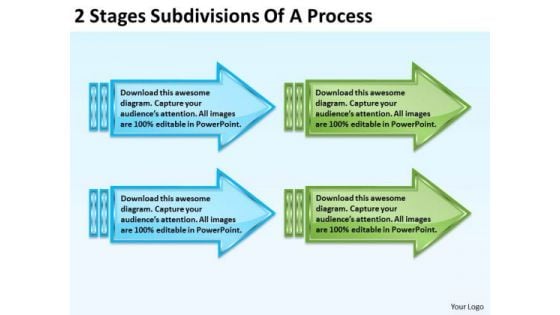 2 Stages Subdivisons Of Process Home Care Business Plan PowerPoint Templates 2 Stages Subdivisons Of Process Home Care Business Plan PowerPoint Templates