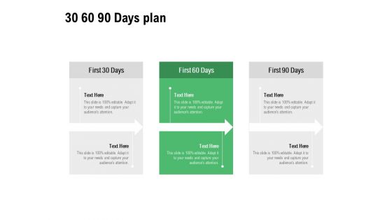 30 60 90 Days Plan Arrows Ppt PowerPoint Presentation Professional Example File