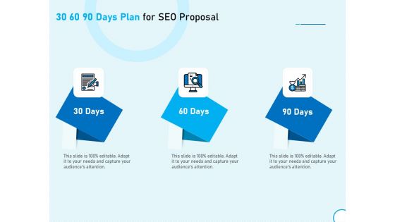 30 60 90 Days Plan For SEO Proposal Ppt Ideas Gallery PDF