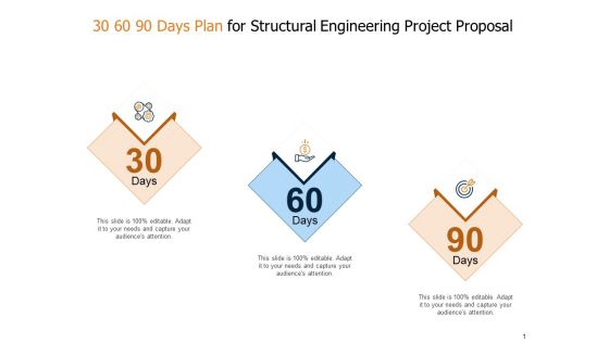 30 60 90 Days Plan For Structural Engineering Project Proposal Ppt File Good PDF
