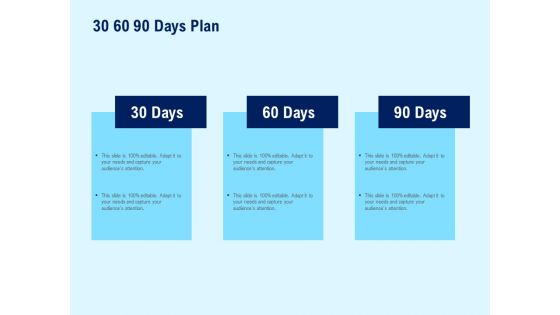 30 60 90 Days Plan Planning Marketing Ppt PowerPoint Presentation Visual Aids Gallery