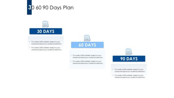 30 60 90 Days Plan Ppt PowerPoint Presentation Inspiration Layout