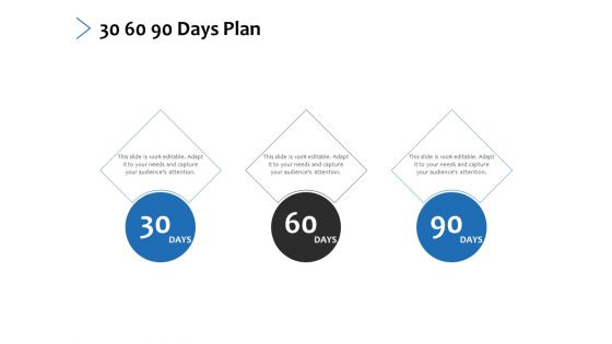 30 60 90 Days Plan Ppt PowerPoint Presentation Inspiration Pictures