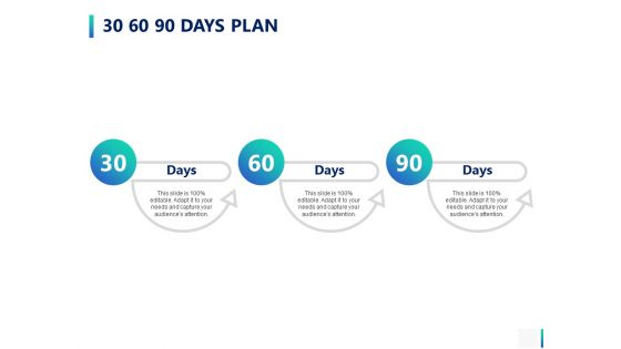 30 60 90 Days Plan Ppt PowerPoint Presentation Portfolio Slides