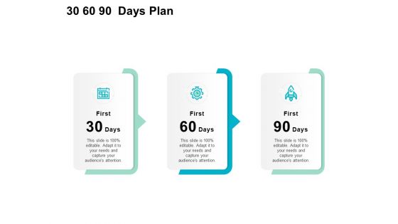 30 60 90 Days Plan Ppt PowerPoint Presentation Professional Slideshow