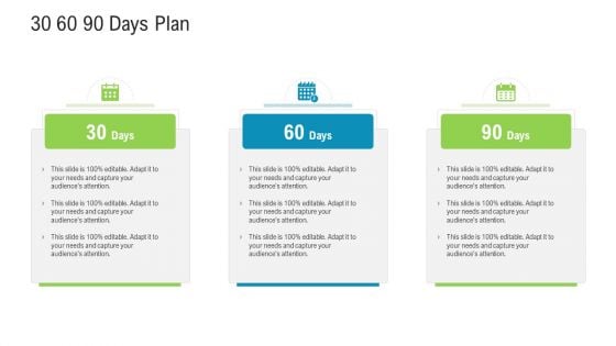 30 60 90 Days Plan Sample PDF