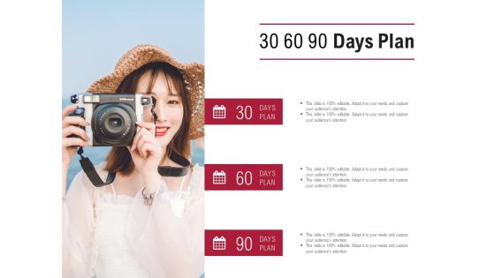 30 60 90 Days Plan Timeline Ppt PowerPoint Presentation Slides Examples