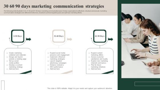 30 60 90 Days Marketing Communication Strategies Structure Pdf