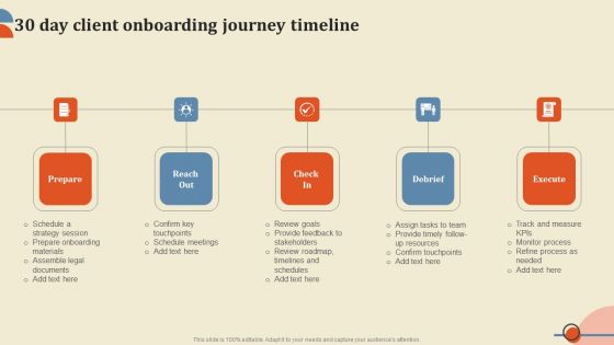 30 Day Client Onboarding Journey Timeline Ppt PowerPoint Presentation File Show PDF 30 Day Client Onboarding Journey Timeline Ppt PowerPoint Presentation File Show PDF