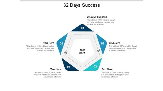 32 Days Success Ppt Powerpoint Presentation Infographics Background Images Cpb