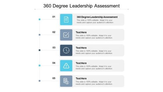 360 Degree Leadership Assessment Ppt PowerPoint Presentation Model Introduction Cpb Pdf