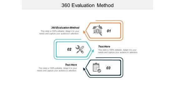 360 Evaluation Method Ppt PowerPoint Presentation Ideas Designs Download Cpb