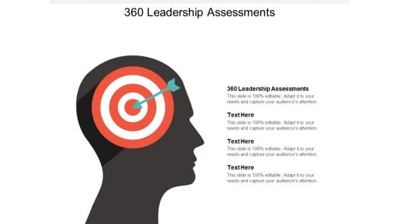 360 Leadership Assessments Ppt PowerPoint Presentation Infographics Ideas Cpb