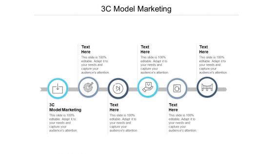 3C Model Marketing Ppt PowerPoint Presentation Gallery Rules Cpb Pdf