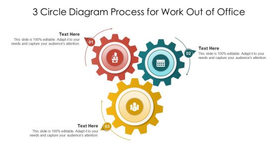 3 Circle Diagram Process For Work Out Of Office Ppt PowerPoint Presentation File Layout PDF
